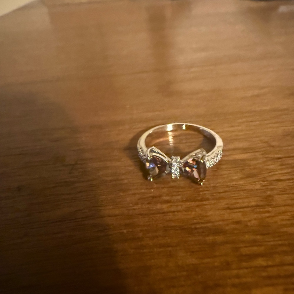 COPY - Elegant Silver Bow Ring